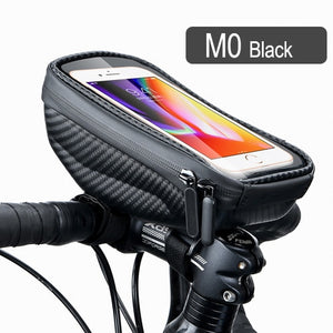 Bike Bag Frame Front Top Tube Cycling Bag Waterproof 6.6in Phone Case Touchscreen Bag MTB Pack Bicycle Accessories - Mall4Me