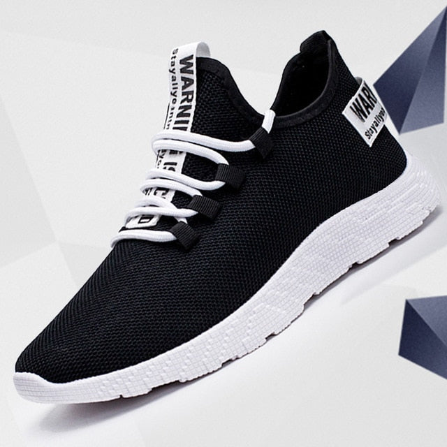 Men Sneakers 2019 New Breathable Lace Up Men Mesh Shoes Fashion Casual No-slip Men Vulcanize Shoes  Tenis Masculino - Mall4Me