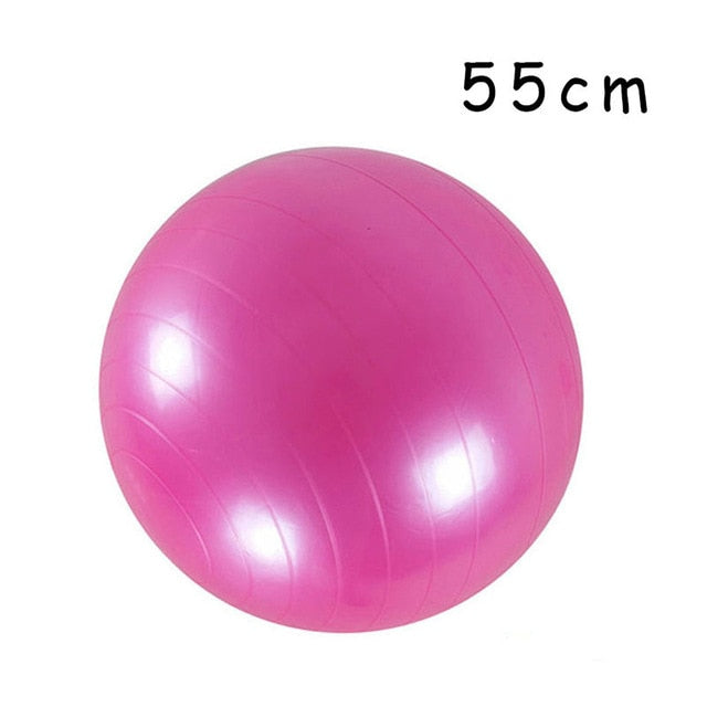 PVC Fitness Balls Yoga Ball Thickened Explosion-proof Exercise Home Gym Pilates Equipment Balance Ball 45cm/55cm/65cm/75cm/85cm - Mall4Me