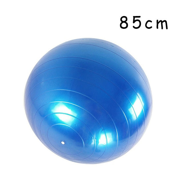 PVC Fitness Balls Yoga Ball Thickened Explosion-proof Exercise Home Gym Pilates Equipment Balance Ball 45cm/55cm/65cm/75cm/85cm - Mall4Me