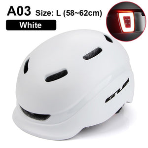 NEW Bicycle Helmet LED Light Rechargeable Intergrally-molded Cycling Helmet Mountain Road Bike Helmet Sport Safe Hat For Man - Mall4Me