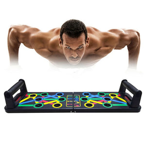 14 in 1 Push-Up Rack Board Training Sport Workout Fitness Gym Equipment - Mall4Me