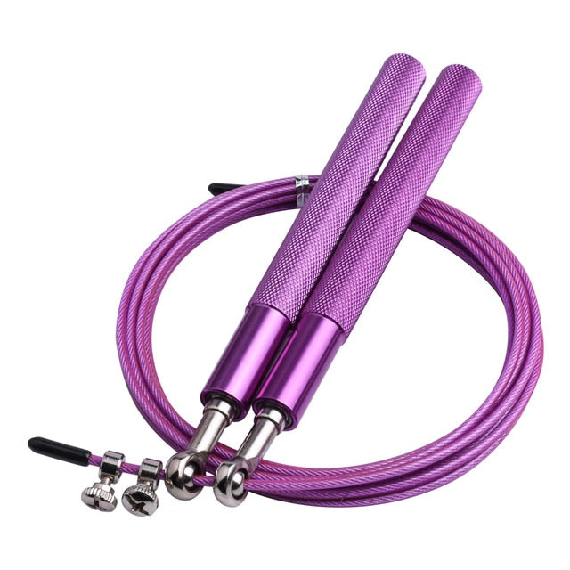 Jumping Rope Crossfit Workout Equipment Steel Wire Home Gym Exercise - Mall4Me