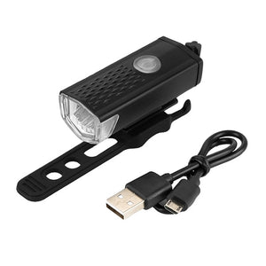 Bike Light USB LED Rechargeable Set Mountain Cycle Front Back Headlight - Mall4Me