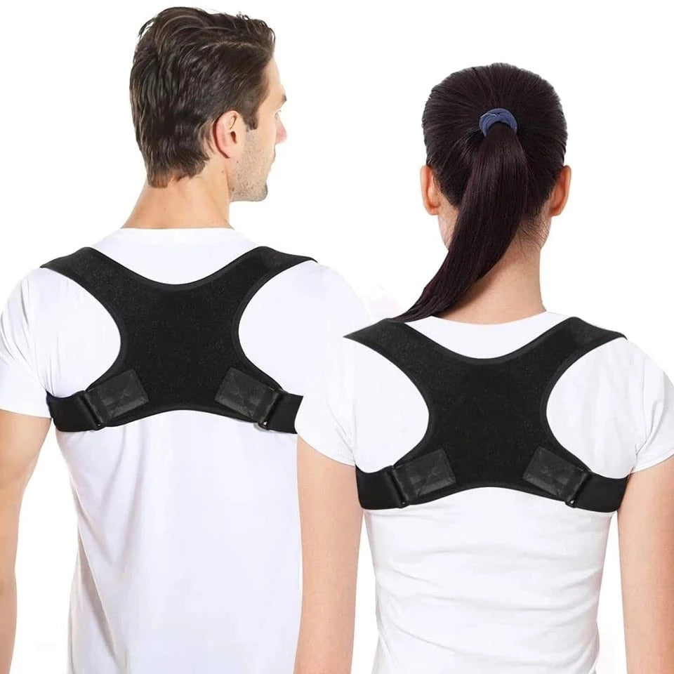 Posture Corrector Back Shoulder Support Band Adjustable Brace - Mall4Me