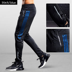 New Sport Pants Men Running Pants With Zipper Pockets Training and Joggings Men Pants Soccer Pants Fitness Pants For Men - Mall4Me