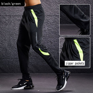 New Sport Pants Men Running Pants With Zipper Pockets Training and Joggings Men Pants Soccer Pants Fitness Pants For Men - Mall4Me