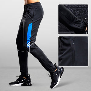 New Sport Pants Men Running Pants With Zipper Pockets Training and Joggings Men Pants Soccer Pants Fitness Pants For Men - Mall4Me