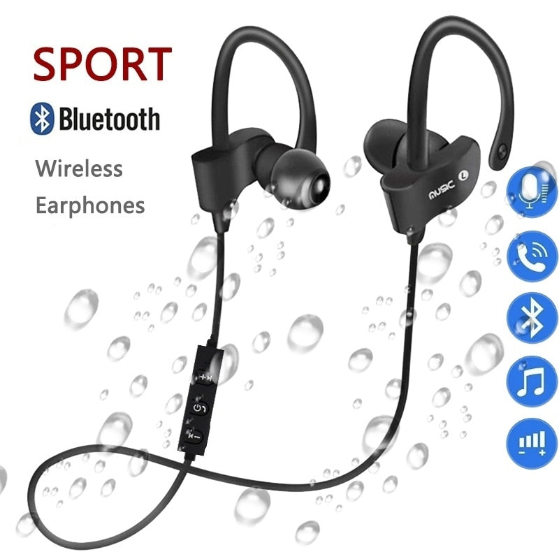 Wireless Bluetooth Earphones Handsfree For All Smart Phones - Mall4Me