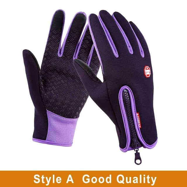 Windproof Winter Warm Gloves Snow Ski Gloves Snowboard Gloves Motorcycle Riding Winter Touch Screen Gloves - Mall4Me