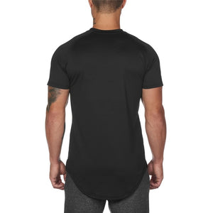 Slim Fit Men Tshirt Short Sleeve Fitness Sport Gym - Mall4Me