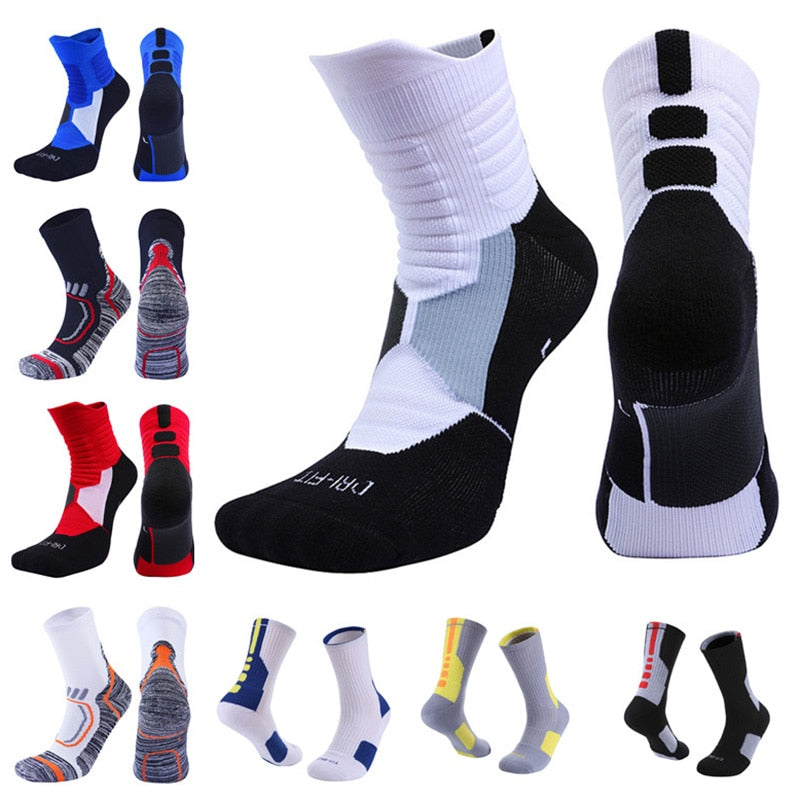 USHINE professional outdoor Sport cycling socks basketball football soccer running trekking socks men women - Mall4Me