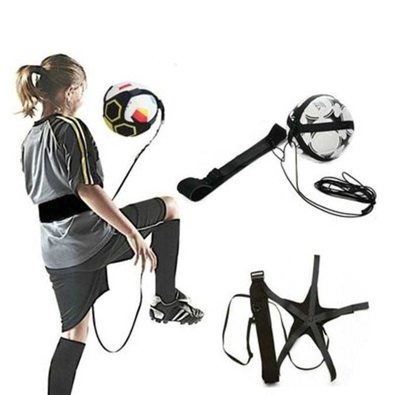 Soccer Ball Juggle Bags Children Auxiliary Circling Belt Kids Football Training Equipment Kick Solo Soccer Trainer Football Kick - Mall4Me