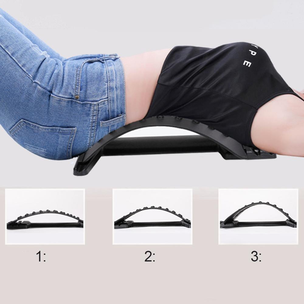 vip Back Massager Stretcher Fitness Massage Equipment Stretch Spine Dropship Stretcher Lumbar Relief Chiropractic Pain Relax Su - Mall4Me