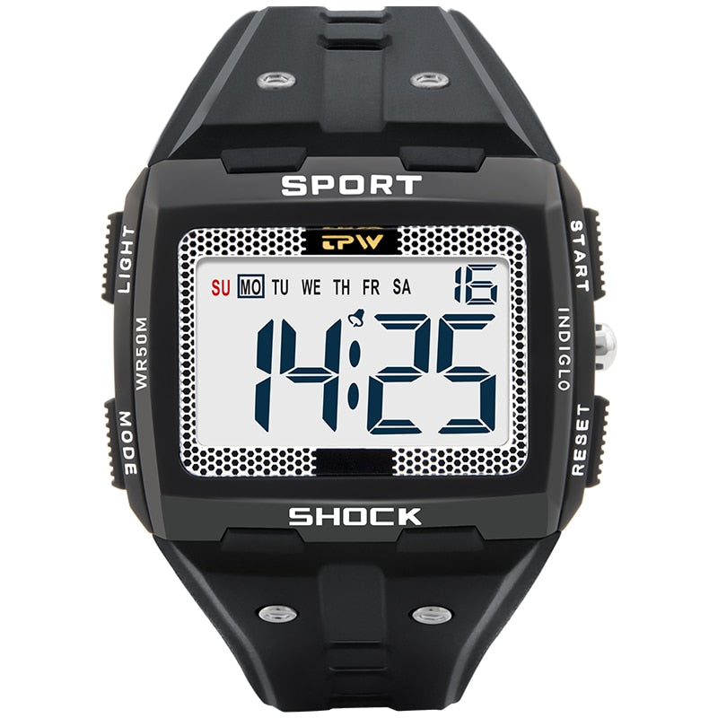 Sport Watch Digital Multifunction Alarm Chrono Swimming 3ATM Waterproof - Mall4Me