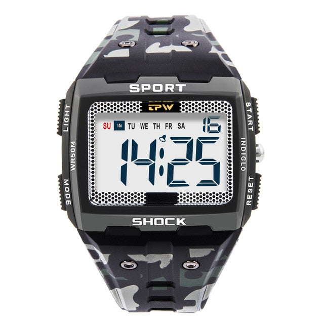 Sport Watch Digital Multifunction Alarm Chrono Swimming 3ATM Waterproof - Mall4Me