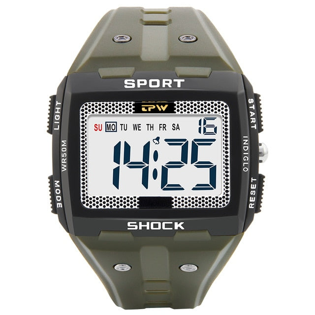 Sport Watch Digital Multifunction Alarm Chrono Swimming 3ATM Waterproof - Mall4Me