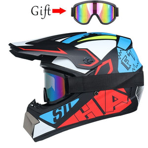 Free shipping Professional Racing Motocross Helmet ATV Motorcycle Shell For Off-Road Casco Dirt Bike Cartoon Children Helmet - Mall4Me