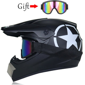 Free shipping Professional Racing Motocross Helmet ATV Motorcycle Shell For Off-Road Casco Dirt Bike Cartoon Children Helmet - Mall4Me