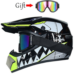 Free shipping Professional Racing Motocross Helmet ATV Motorcycle Shell For Off-Road Casco Dirt Bike Cartoon Children Helmet - Mall4Me