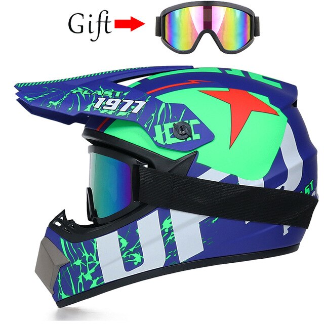 Free shipping Professional Racing Motocross Helmet ATV Motorcycle Shell For Off-Road Casco Dirt Bike Cartoon Children Helmet - Mall4Me