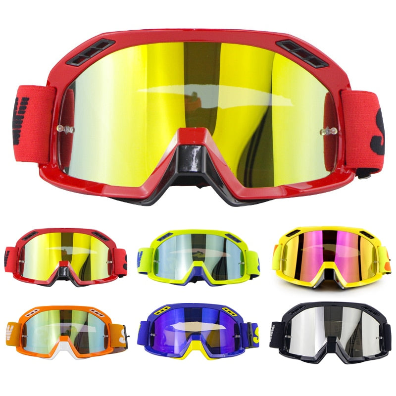 Motocross Goggles Glasses ATV DH MTB Skiing Sport Eye Ware MX - Mall4Me