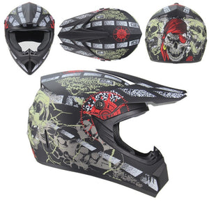 Cross Country Motorcycle Helmet Men's Mountain Downhill Helmet Women's High Race Motorcycle Helmet Kart Protective ATV Helmet - Mall4Me